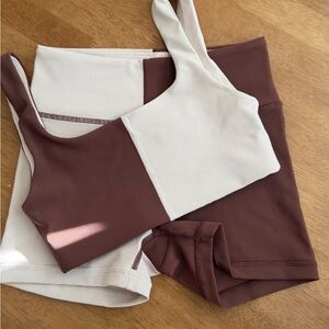 L*Space Cream and Brown Textures Set